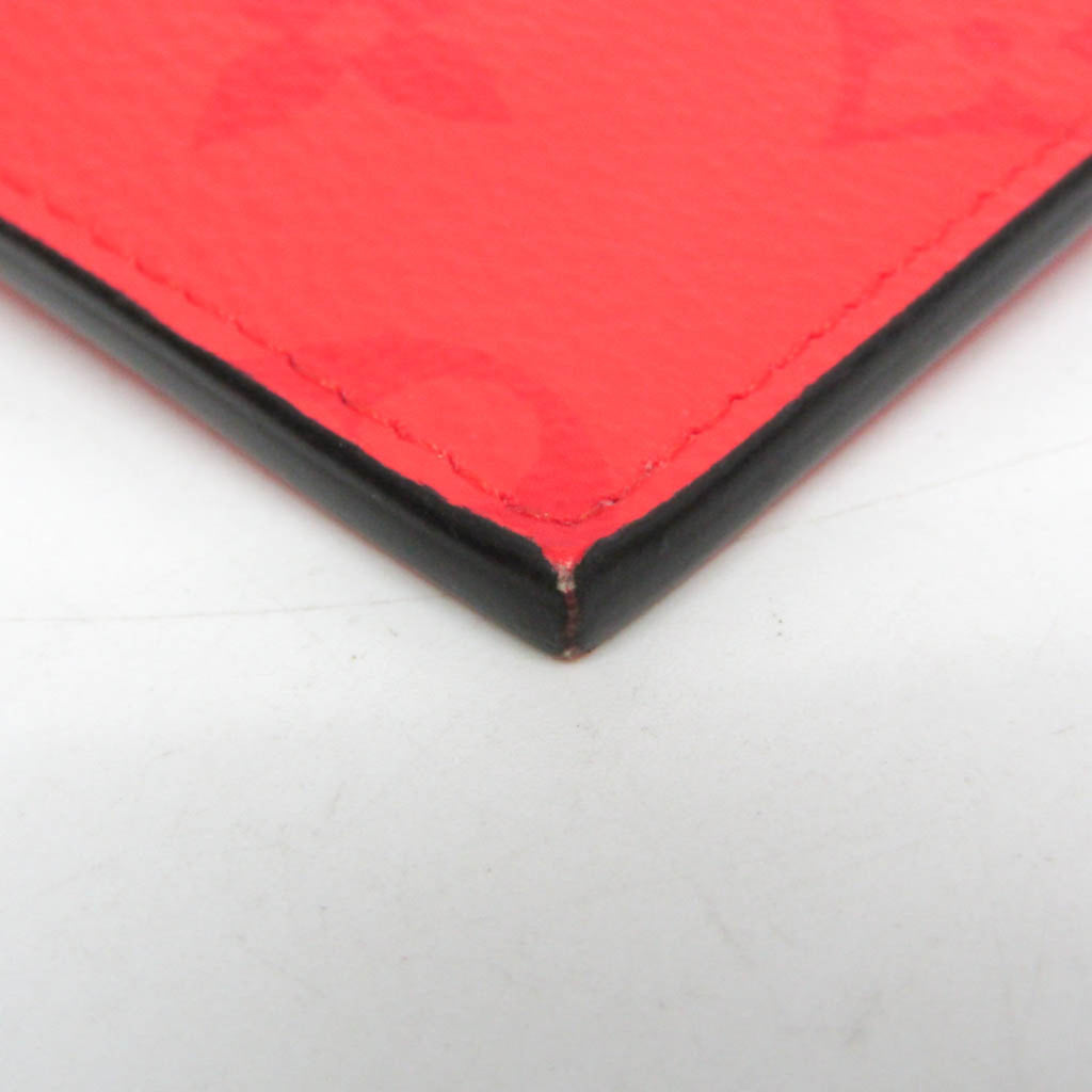 Louis Vuitton Taigarama Coin Card Holder M30829 Women,Men Taigarama Coin Purse/coin Case Red Color