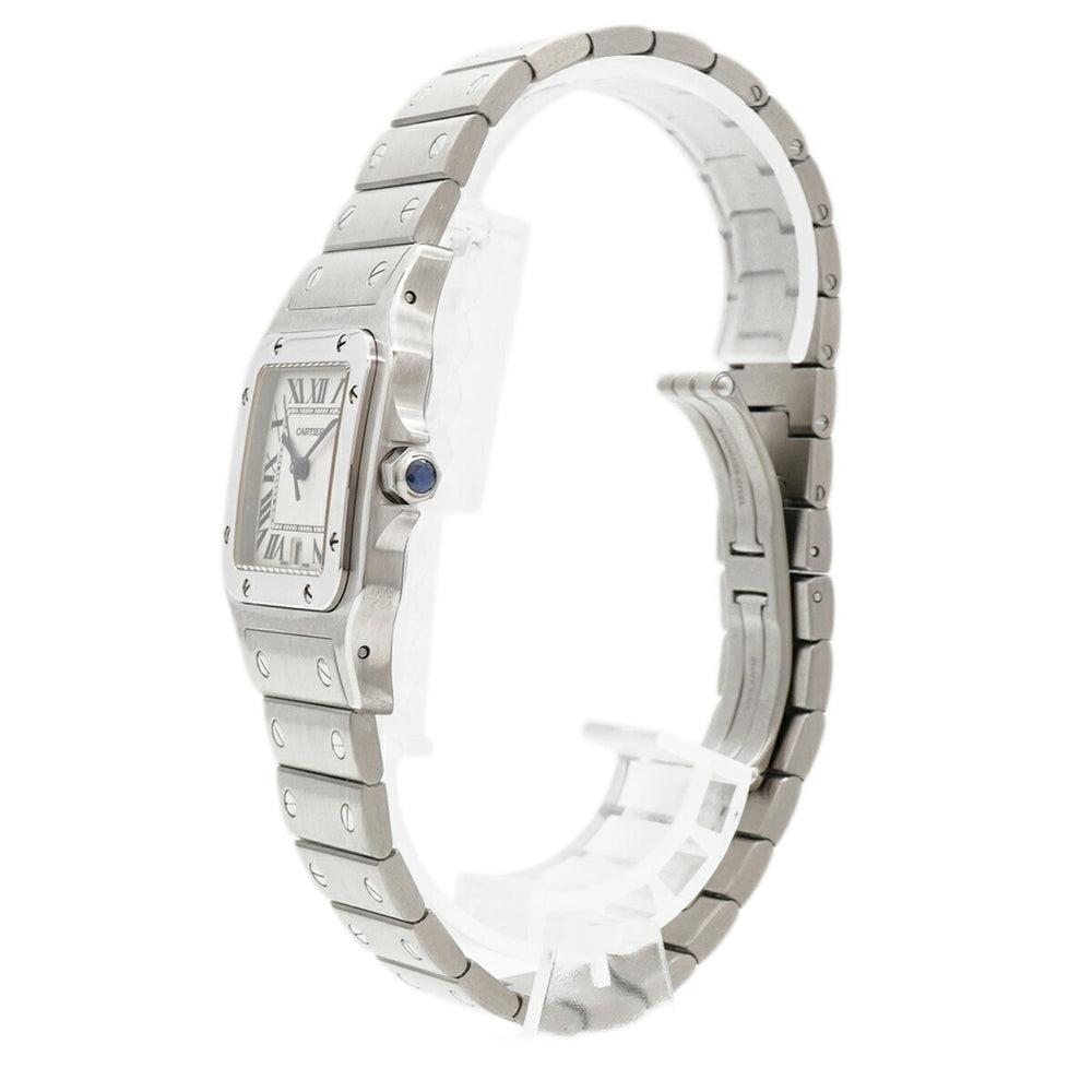 Cartier Santos Galbee LM W20060D6 Ivory Dial Men's Watch — Very Good