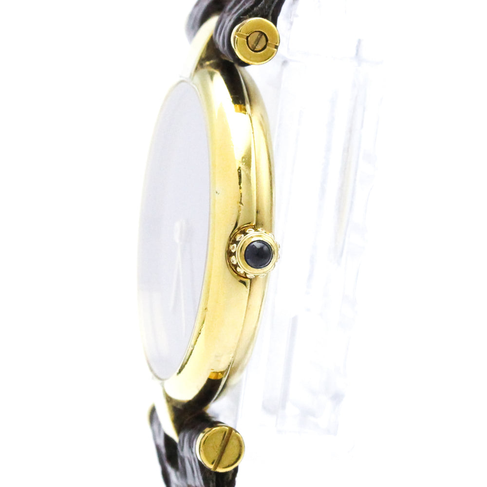 Cartier Must Quartz Gold Plated Women's Dress/Formal — Good