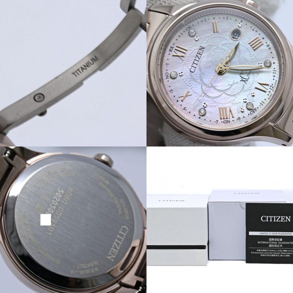 CITIZEN XC Cross Sea Hikari Collection Sakura ES9498-69N Limited Edition Women's Titanium Watch /40415 — Like New