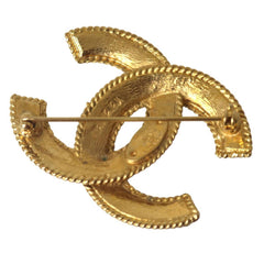 CHANEL Coco Mark Brooch 1108 Gold — Like New