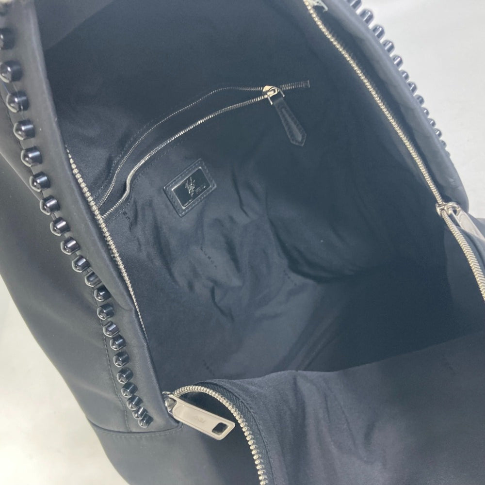 Fendi 7VZ016 backpack bag fur studs Backpack Black blue — Like New