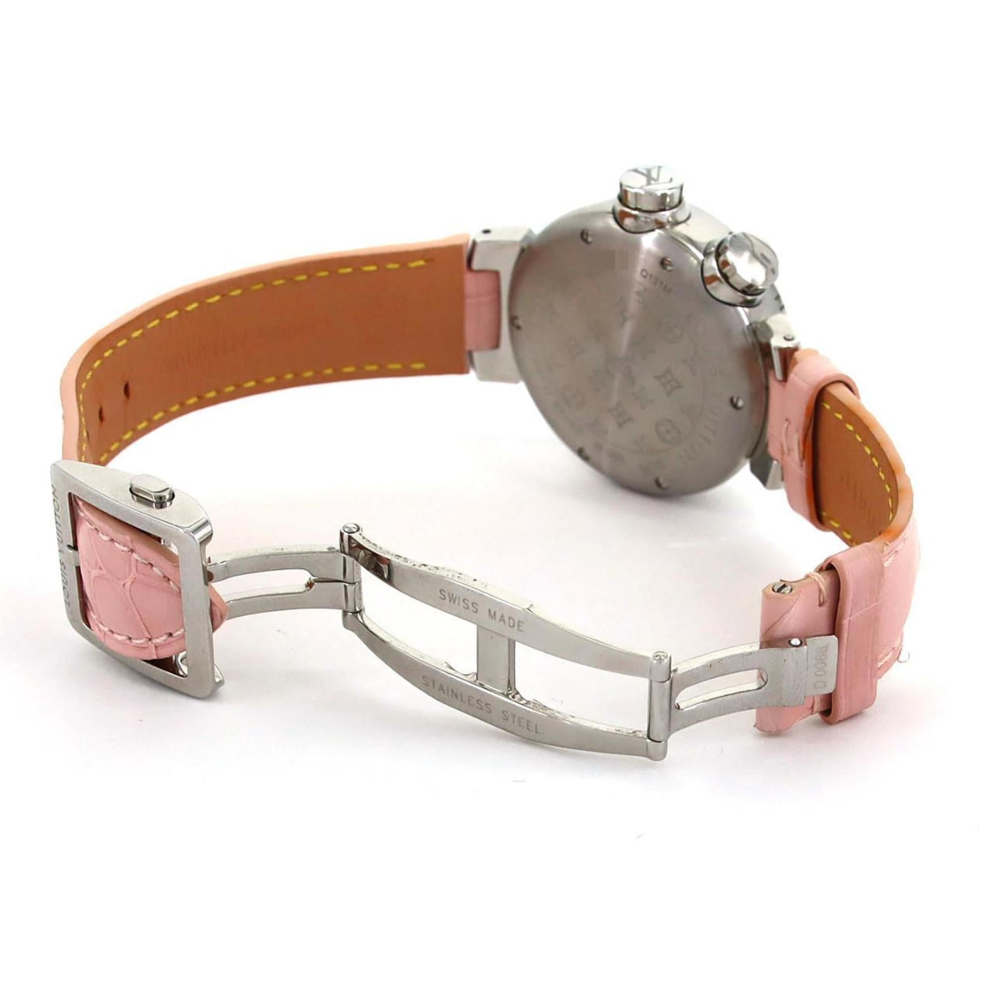 Louis Vuitton Tambour Diving Q131M Stainless Steel Quartz Watch — Very Good