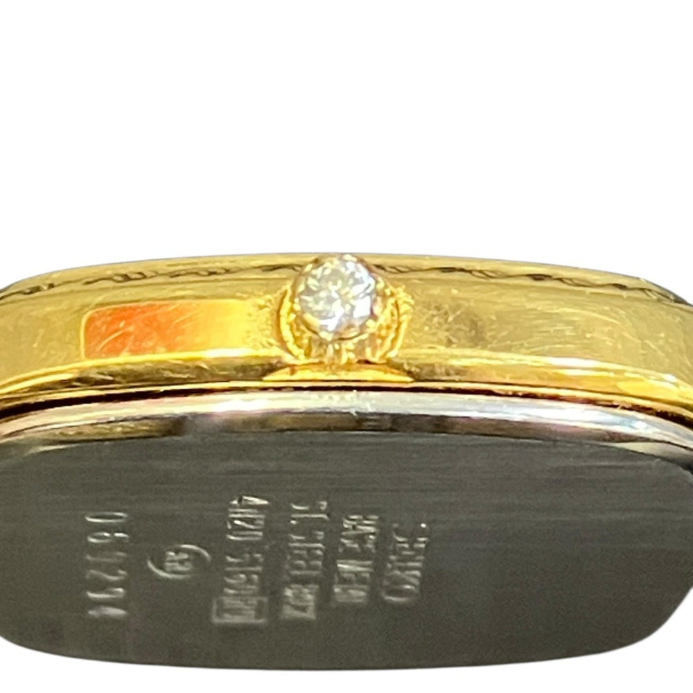 Seiko Exceline watch, total weight 34.9g, GP (Gold Plated) finish, diamond crown, quartz movement, gold dial, model number 4N20-5160 — Good