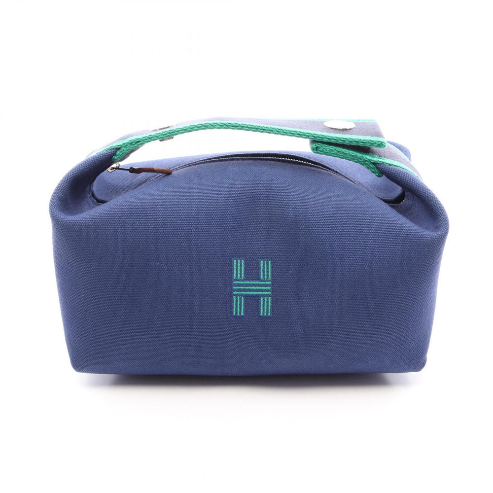 Hermes Bride à Bracque PM Handbag, Canvas, Women's, Blue/Green, Marine, H104222M 03 — New - Store Return