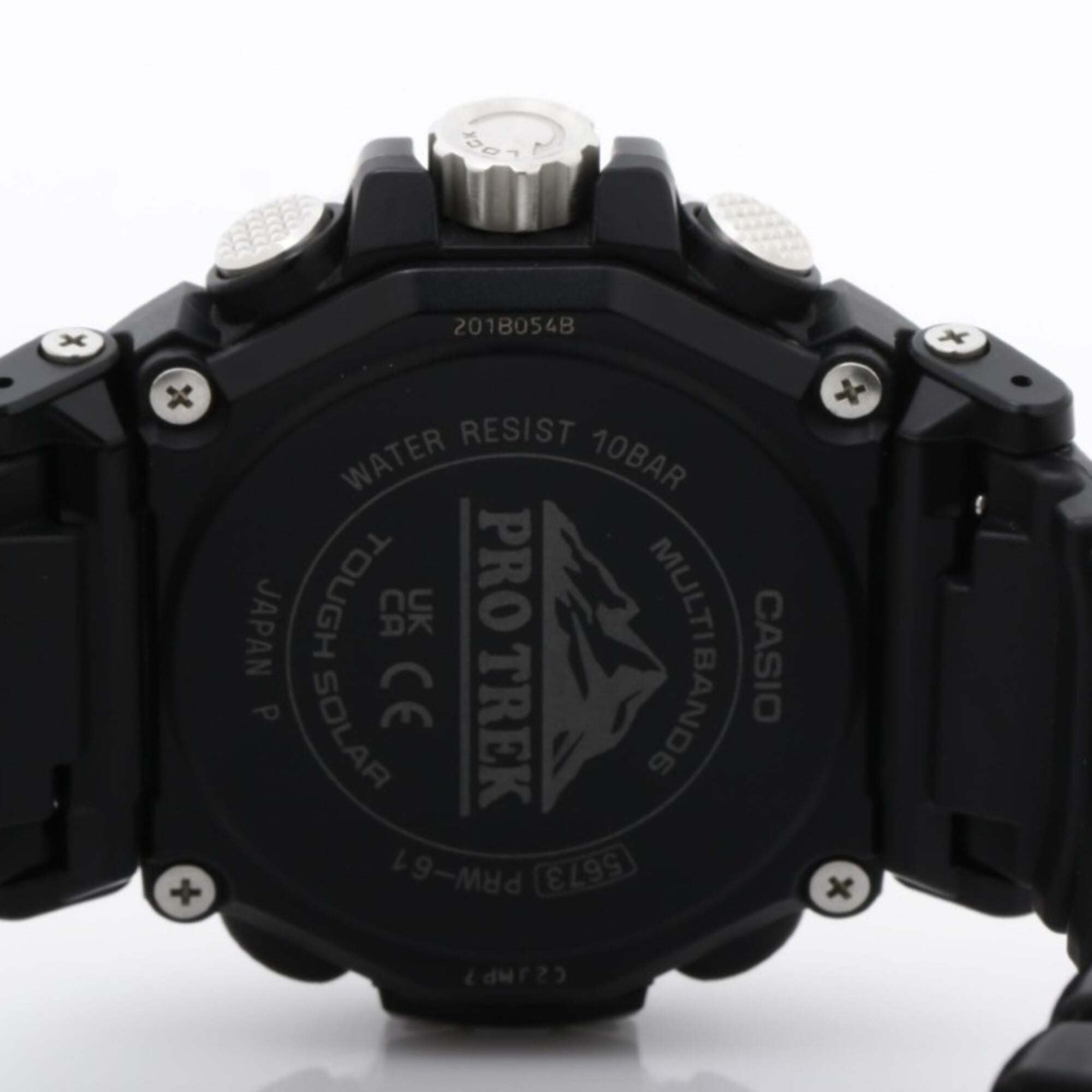 CASIO PRO TREK Climber Line PRW-61-1AJF Black Resin/Stainless Steel Men's Watch — Good