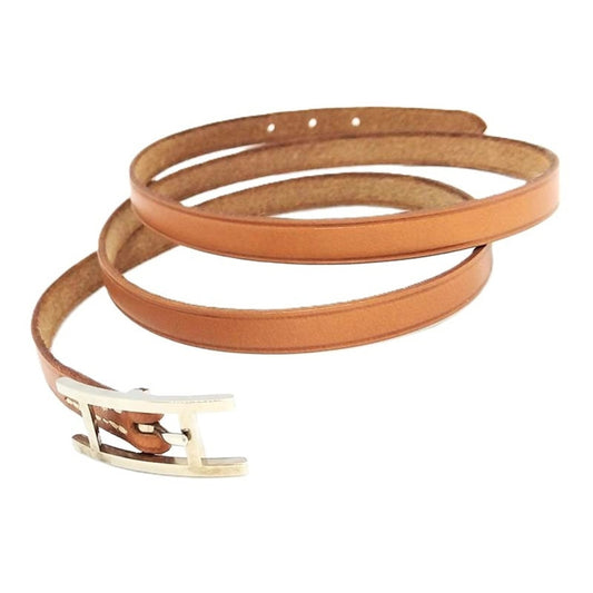 Hermes Hermès B-Api Double Tour 4-Strand Bracelet, Brown, E Stamp