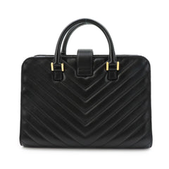 Saint Laurent Cabas 2-way Hand/Shoulder Handbag, Leather, Black, 357397 — Like New