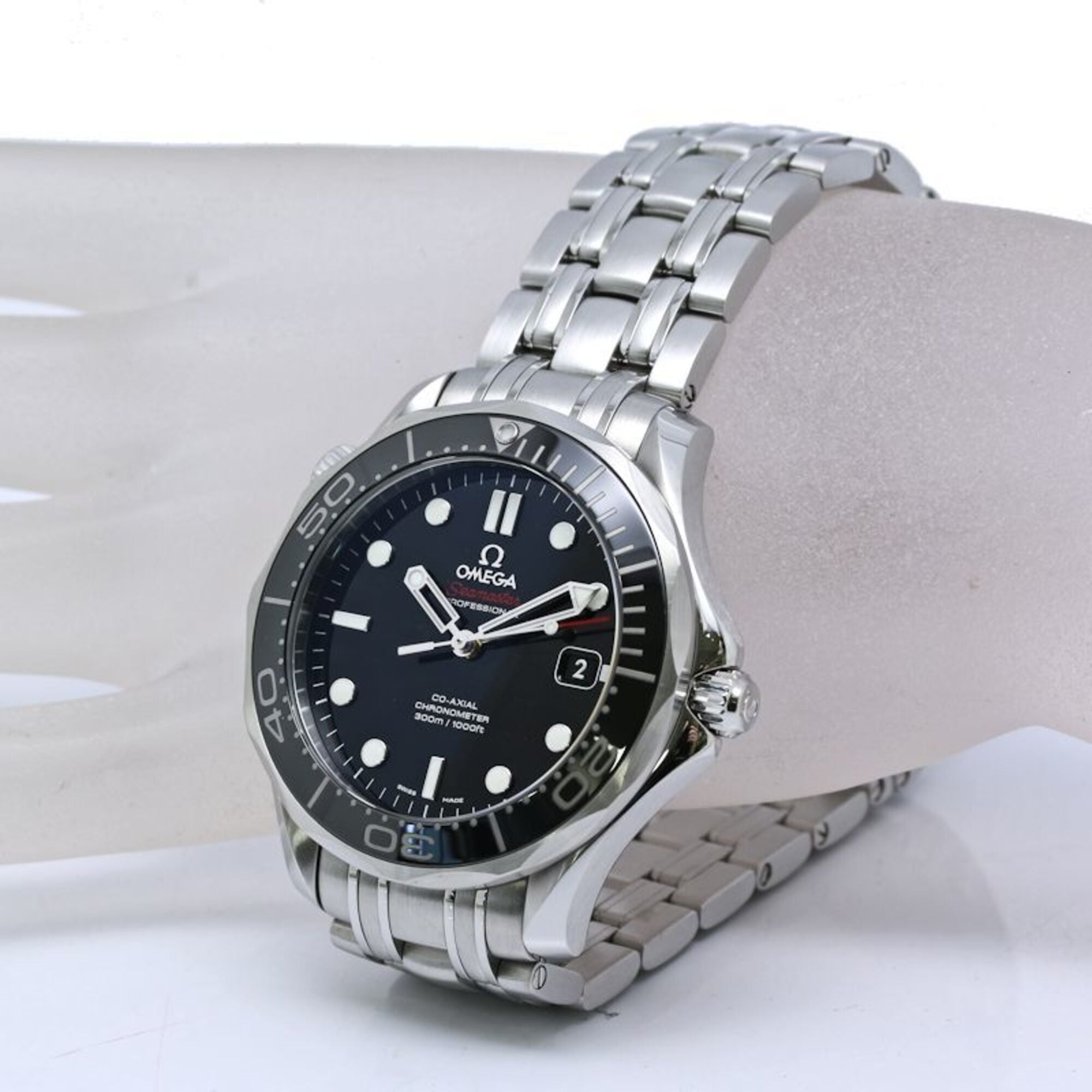 OMEGA Seamaster Diver 300m Co-Axial 212.30.41.20.01.003 Men's Watch Stainless Steel 40533 — Good