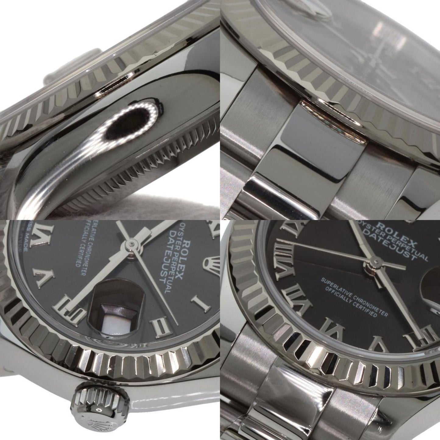 Rolex 279174 Datejust 28 Watch Stainless Steel SS K18WG Ladies ROLEX