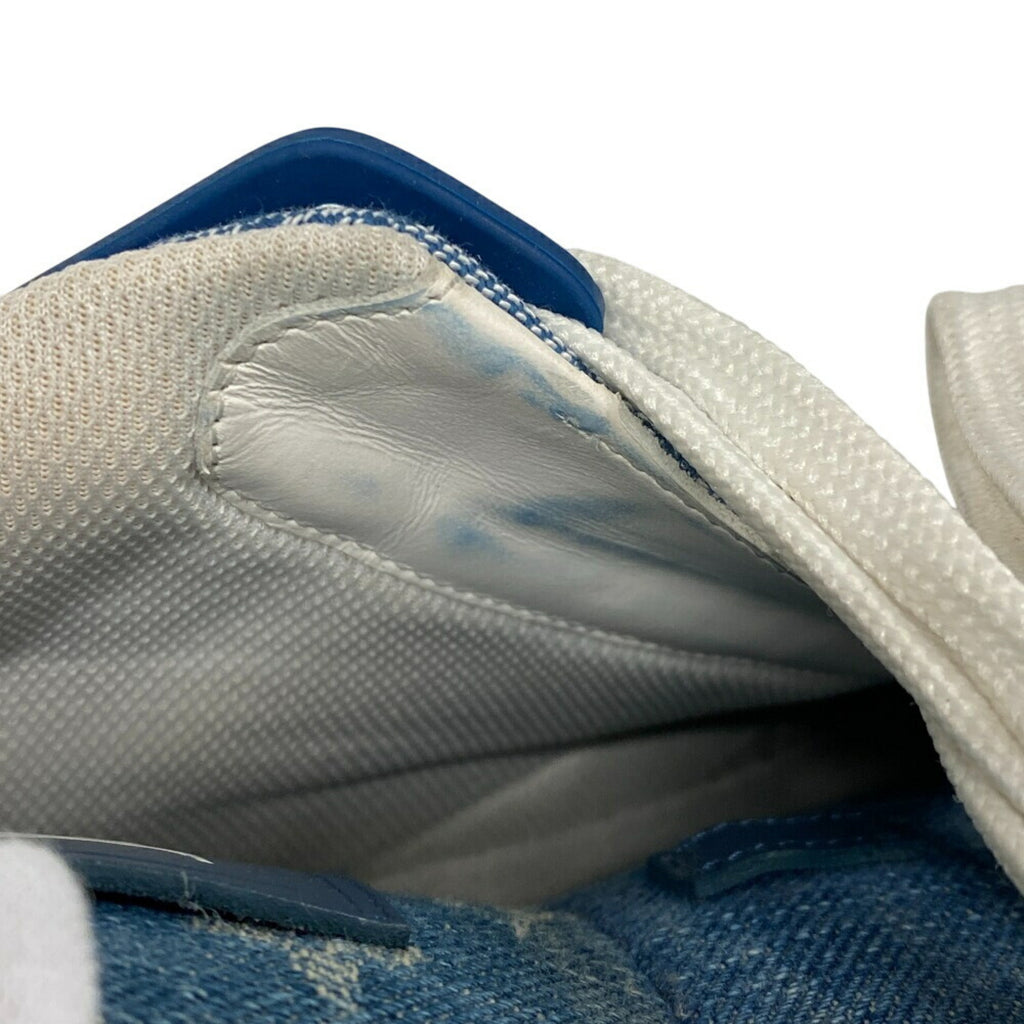 LOUIS VUITTON FD0270 Monogram Denim Sneakers Blue Men's