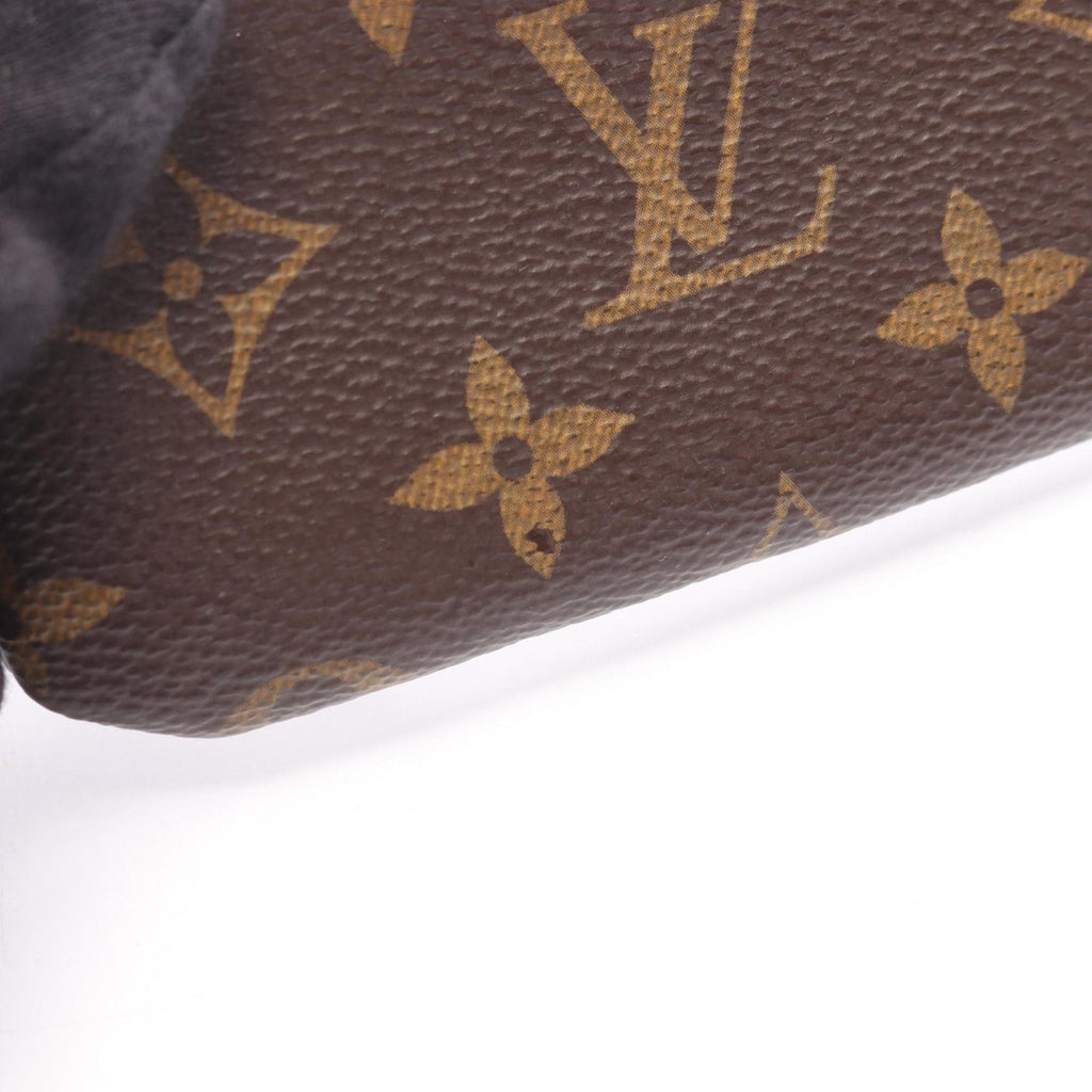 Louis Vuitton Pochette Cle Wallet with Coin Purse, Coated Canvas, Monogram, Brown, Men's and Women's, M62650