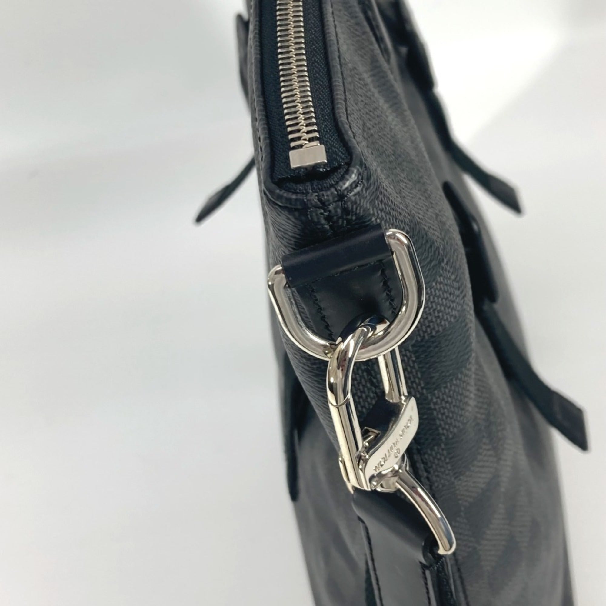 LOUIS VUITTON N41456 Damier Graphite Skyline Crossbody Bag Tote 2WAY Shoulder Canvas Men's Women's Black — Like New