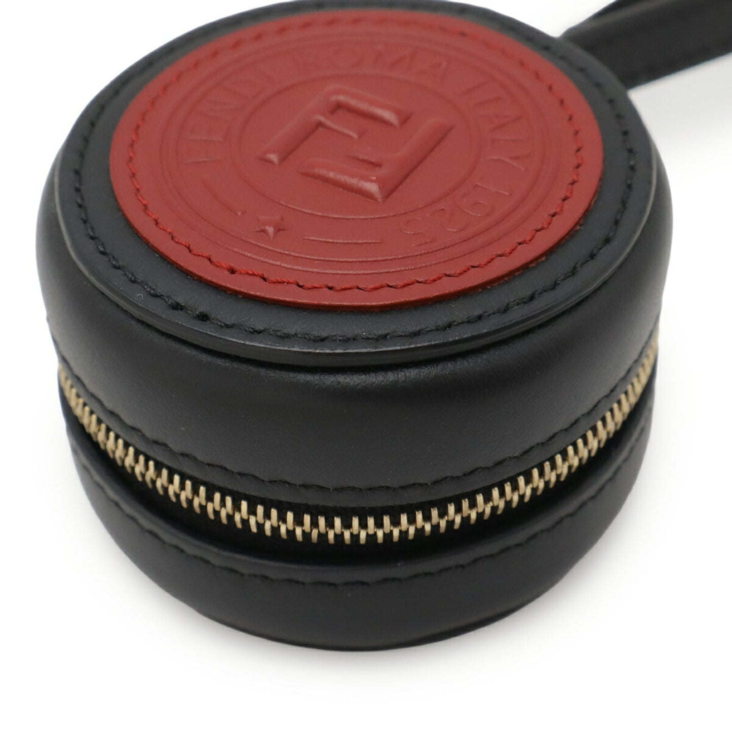 FENDI FF Eco Bag, Tote Pocketable, Bag Charm, Coin Case, Nylon, Leather, Black, Red, Brown, 7AR721