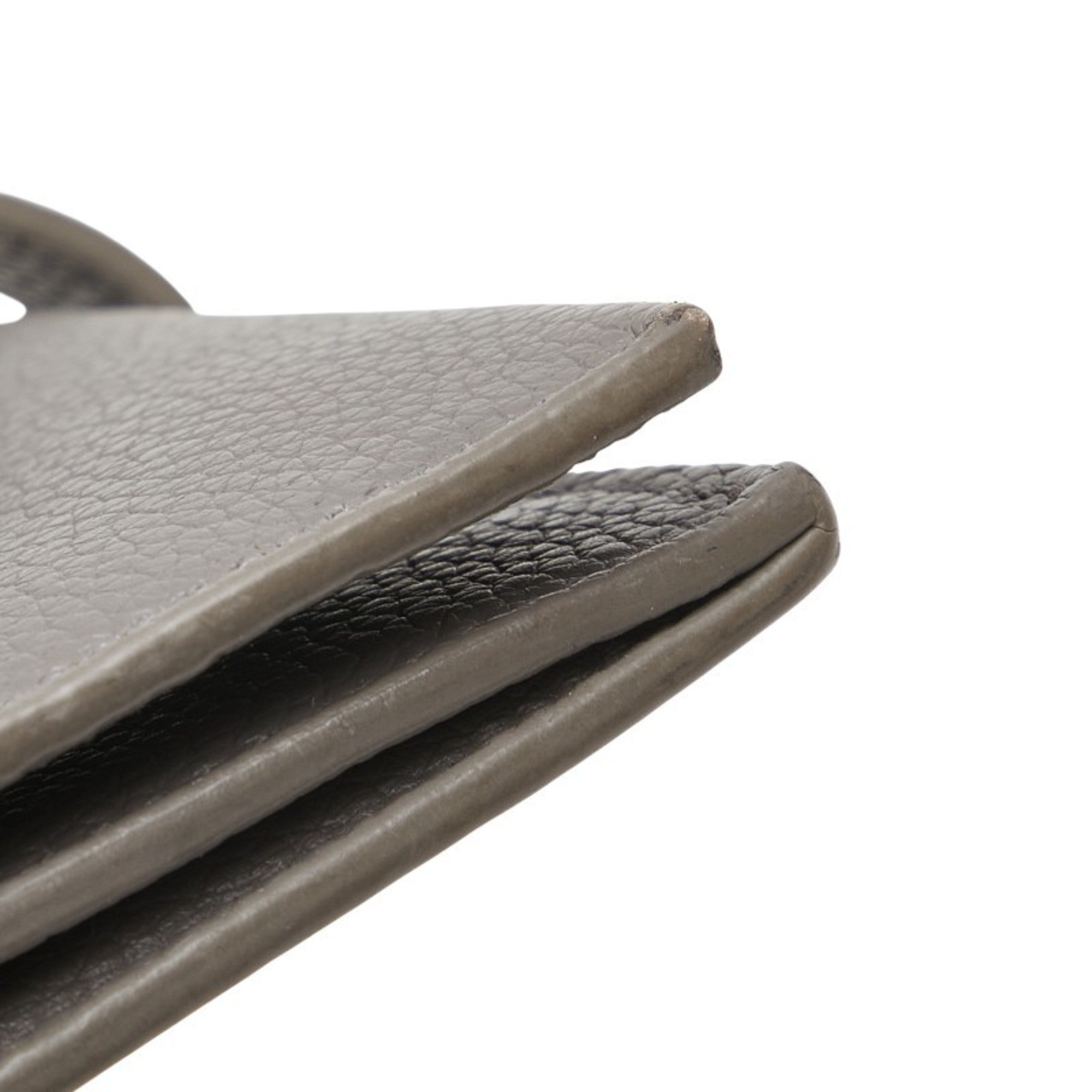 Saint Laurent Sac de Jour Long Wallet 504981 Gray Leather Women's SAINT LAURENT