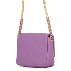 Chanel Chain Shoulder Bag, Matelassé, Coco Mark, Caviar Skin, CHANEL Handbag, Women's — Like New