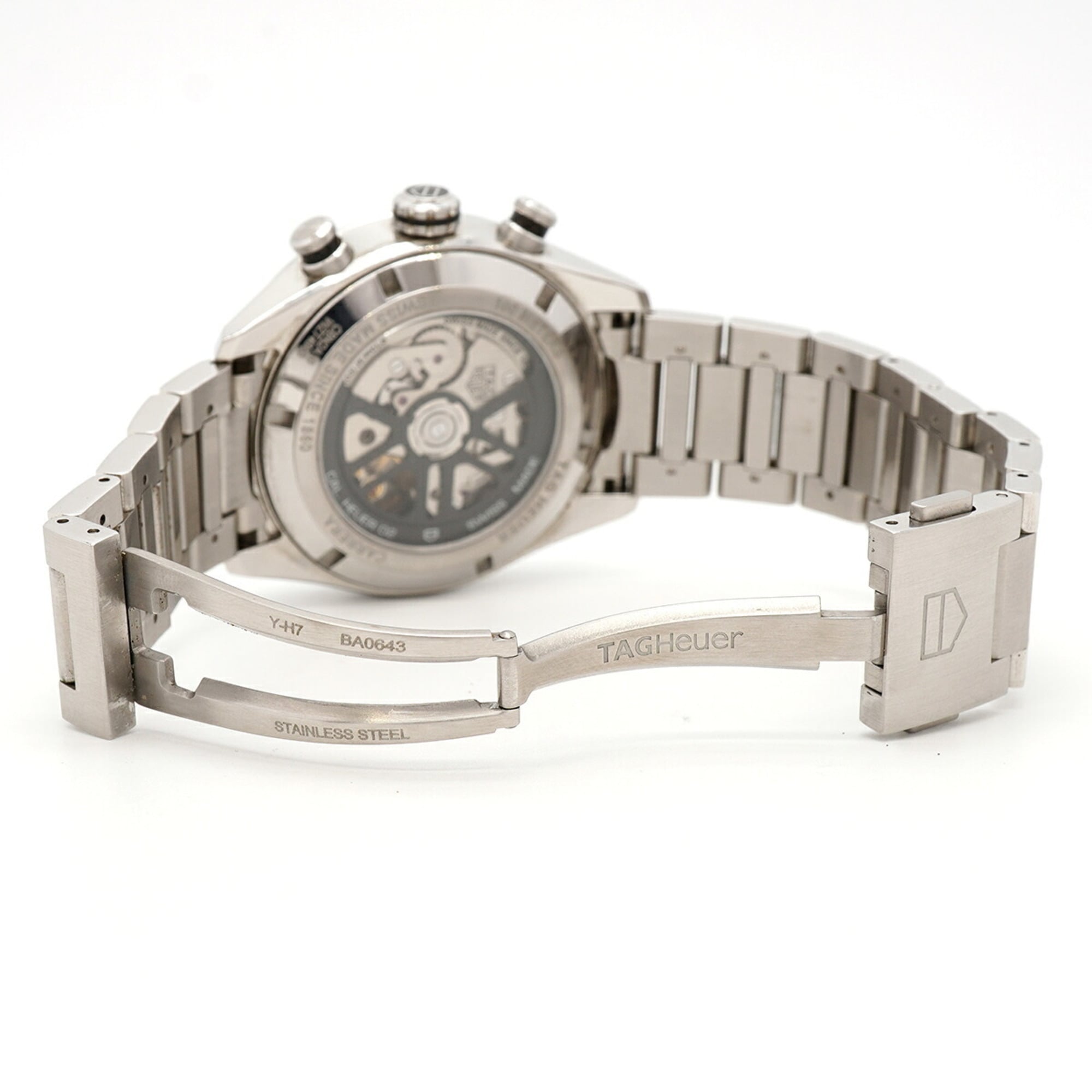 TAG Heuer Carrera Calibre 02 Sport CBN2A10 Green Dial Men's Watch — Good