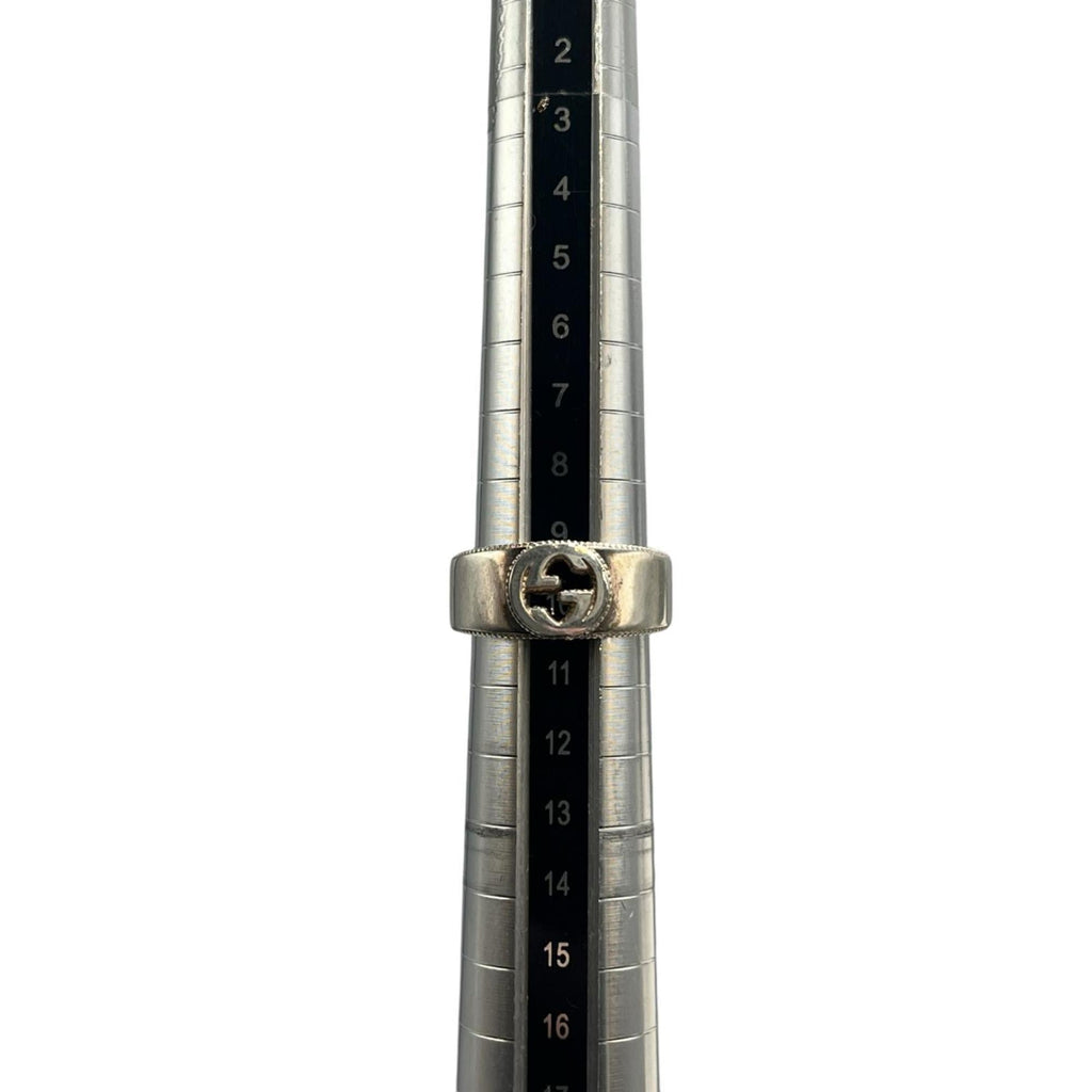 Gucci Interlocking G Ring in Sterling Silver (925) for Men