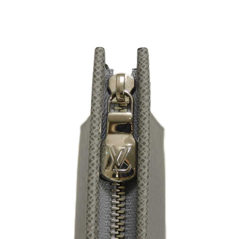 Louis Vuitton LOUIS VUITTON Clutch Bag Pochette Voyage MM America's Cup Grey RFID IC Chip Unused Taiga Glacier M59147 Men's — New - Store Return