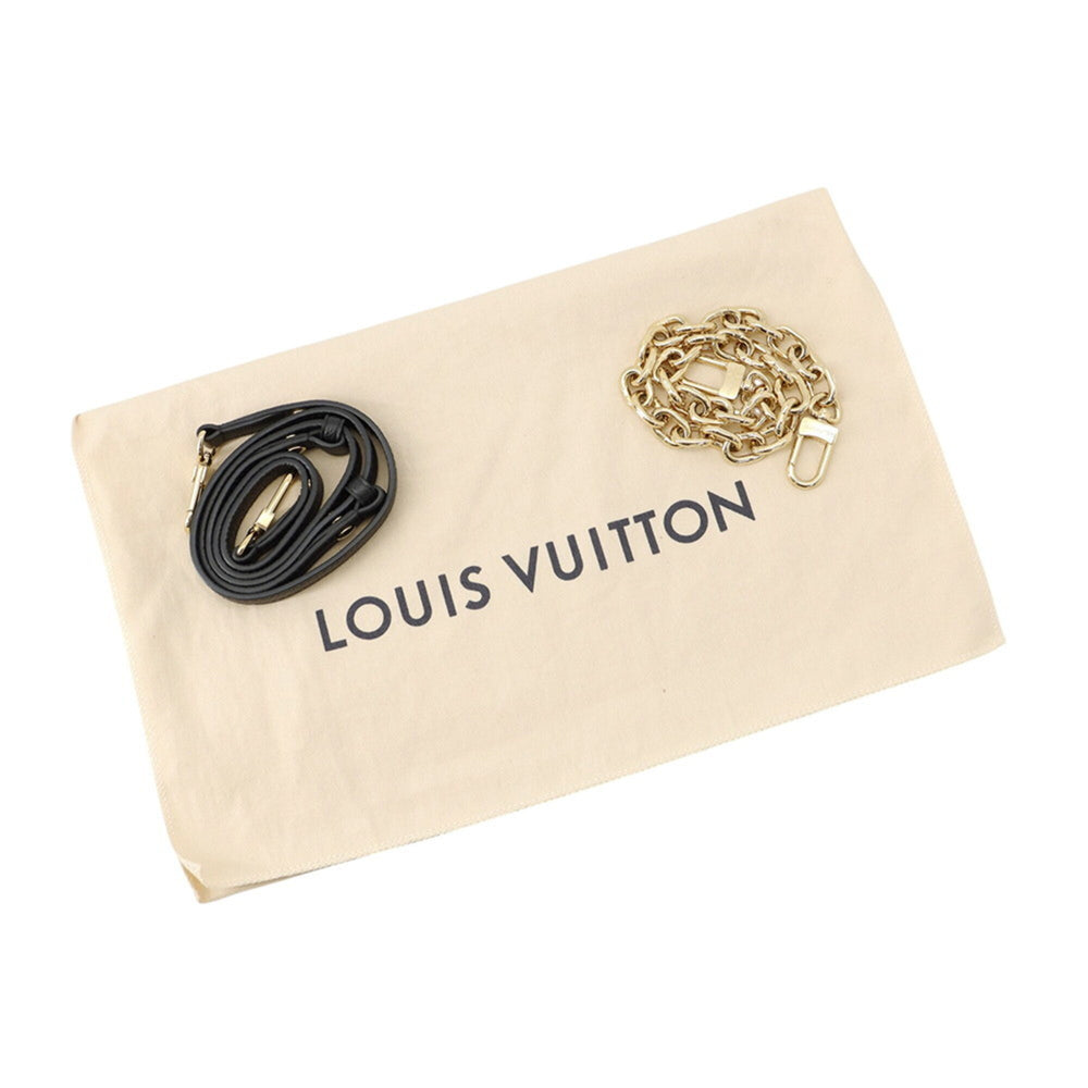 Louis Vuitton Monogram Empreinte Pochette Métis EW M46595 2-way Shoulder Bag, Black. Handbag for Women. LOUIS VUITTON — Like New