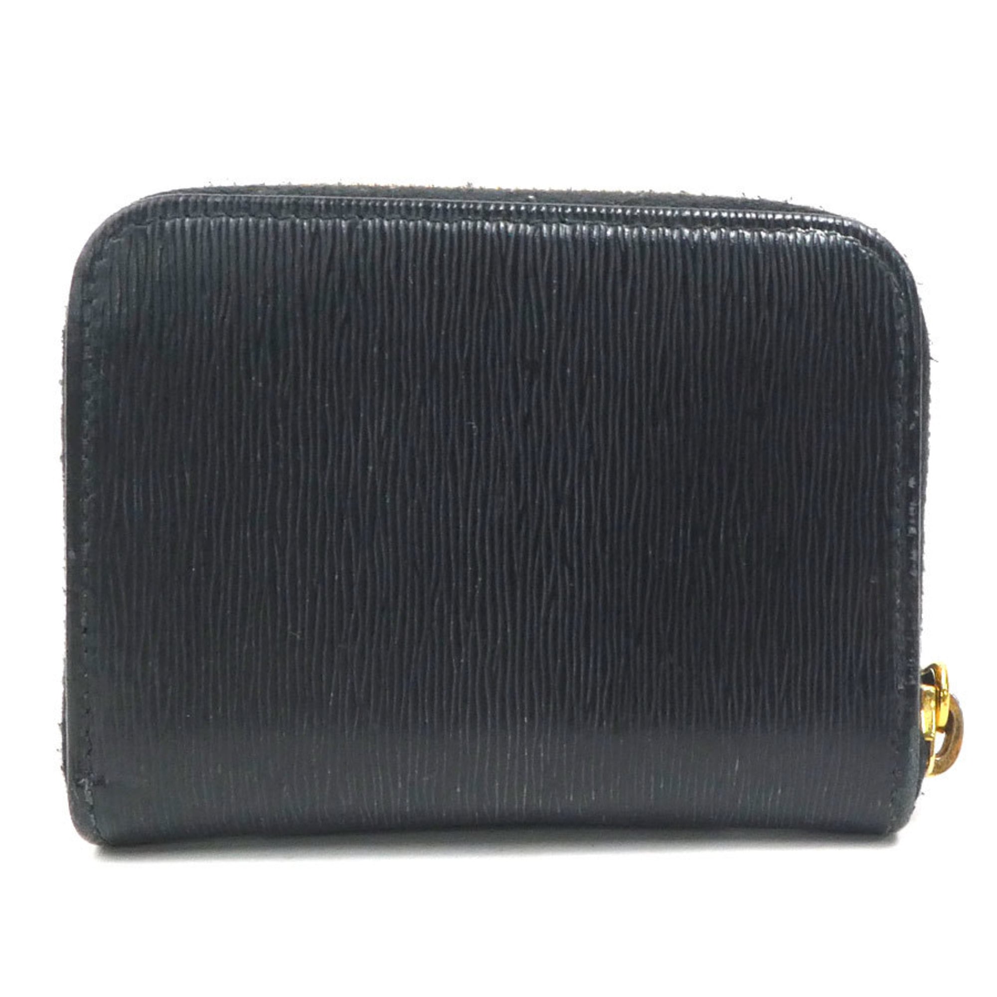 Prada wallet, coin purse, leather, black, unisex, r10911a