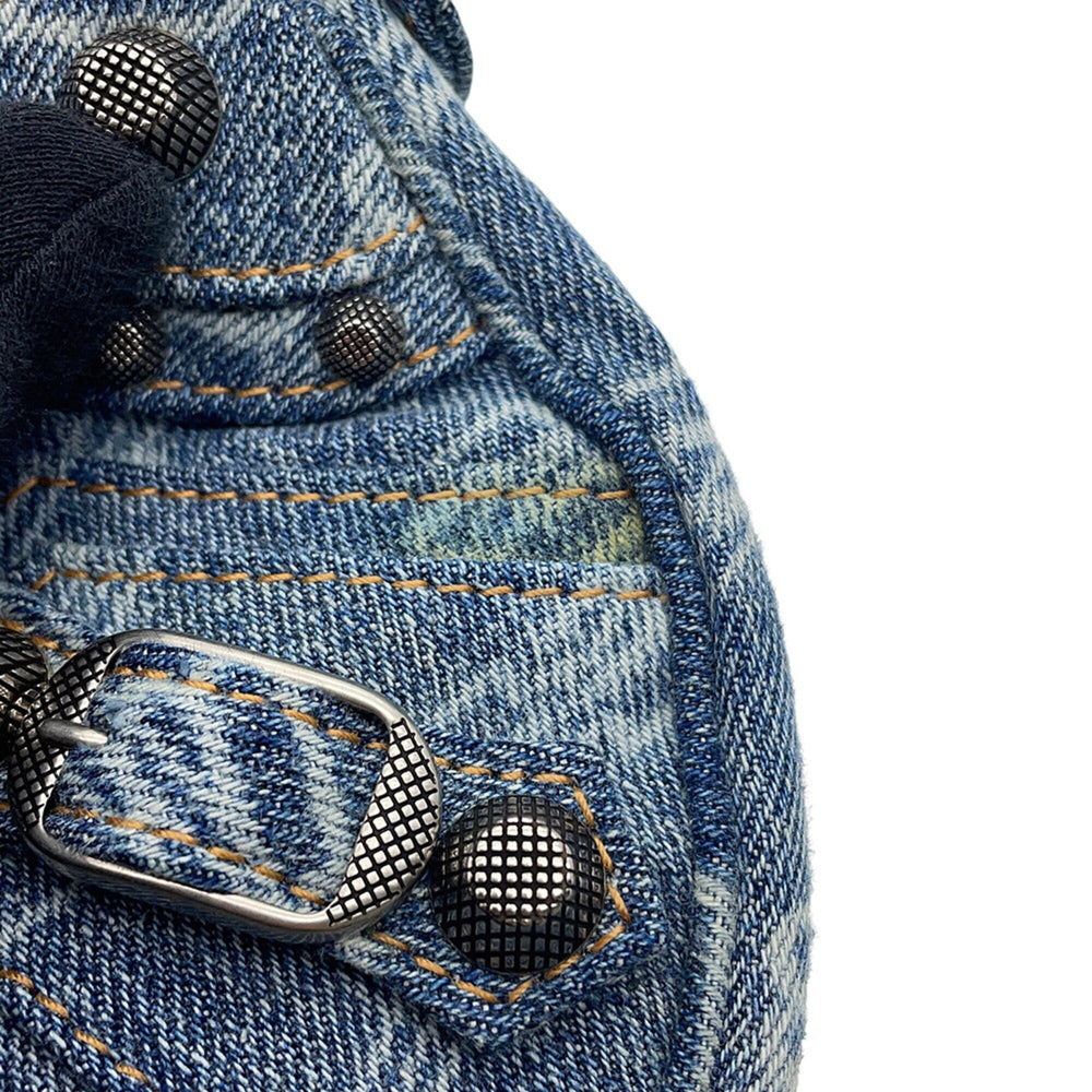 Balenciaga shoulder bag Le Cagole XS denim 671309 BALENCIAGA handbag women's — Like New