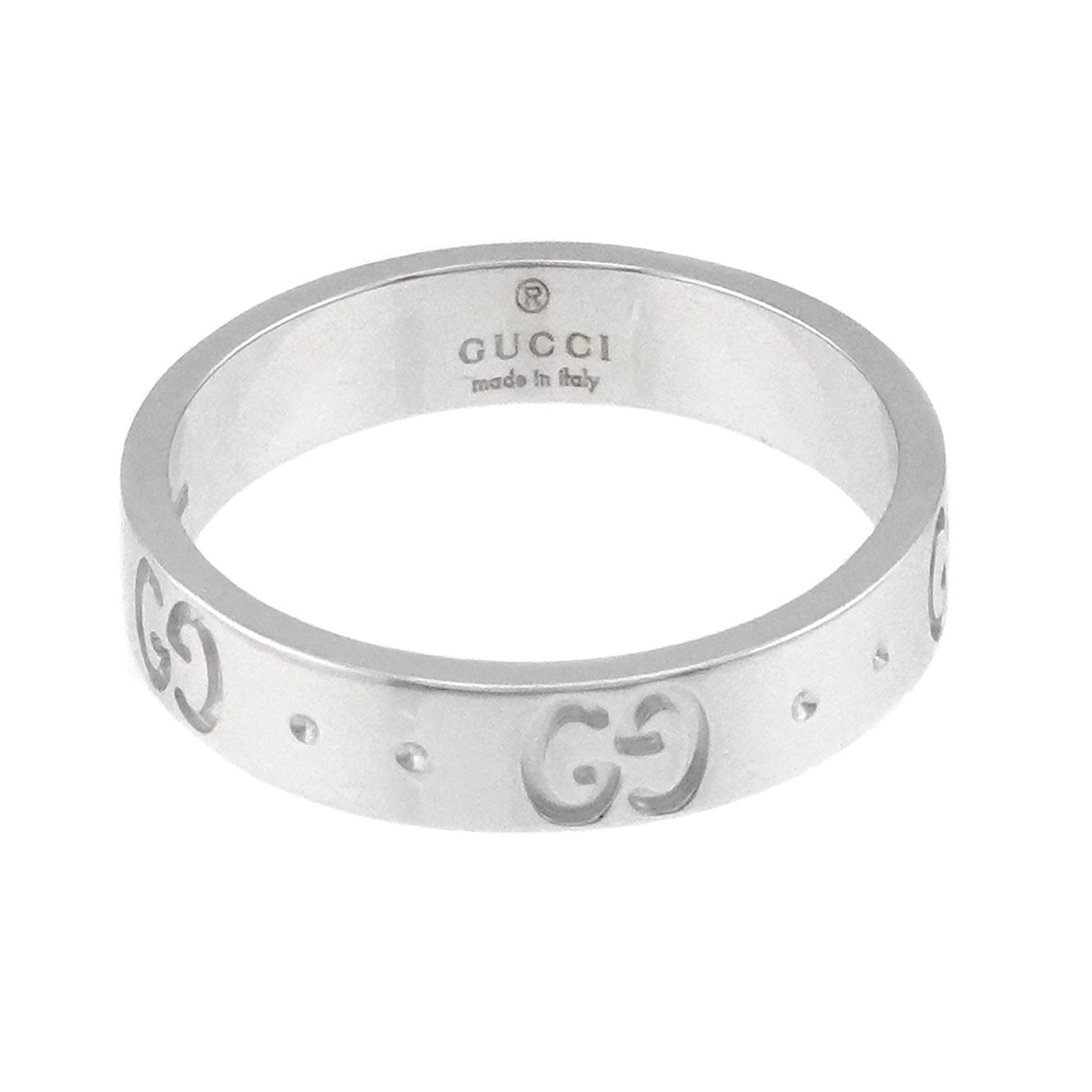 Gucci Icon #10 Ring, 18K WG (White Gold 750) — Like New