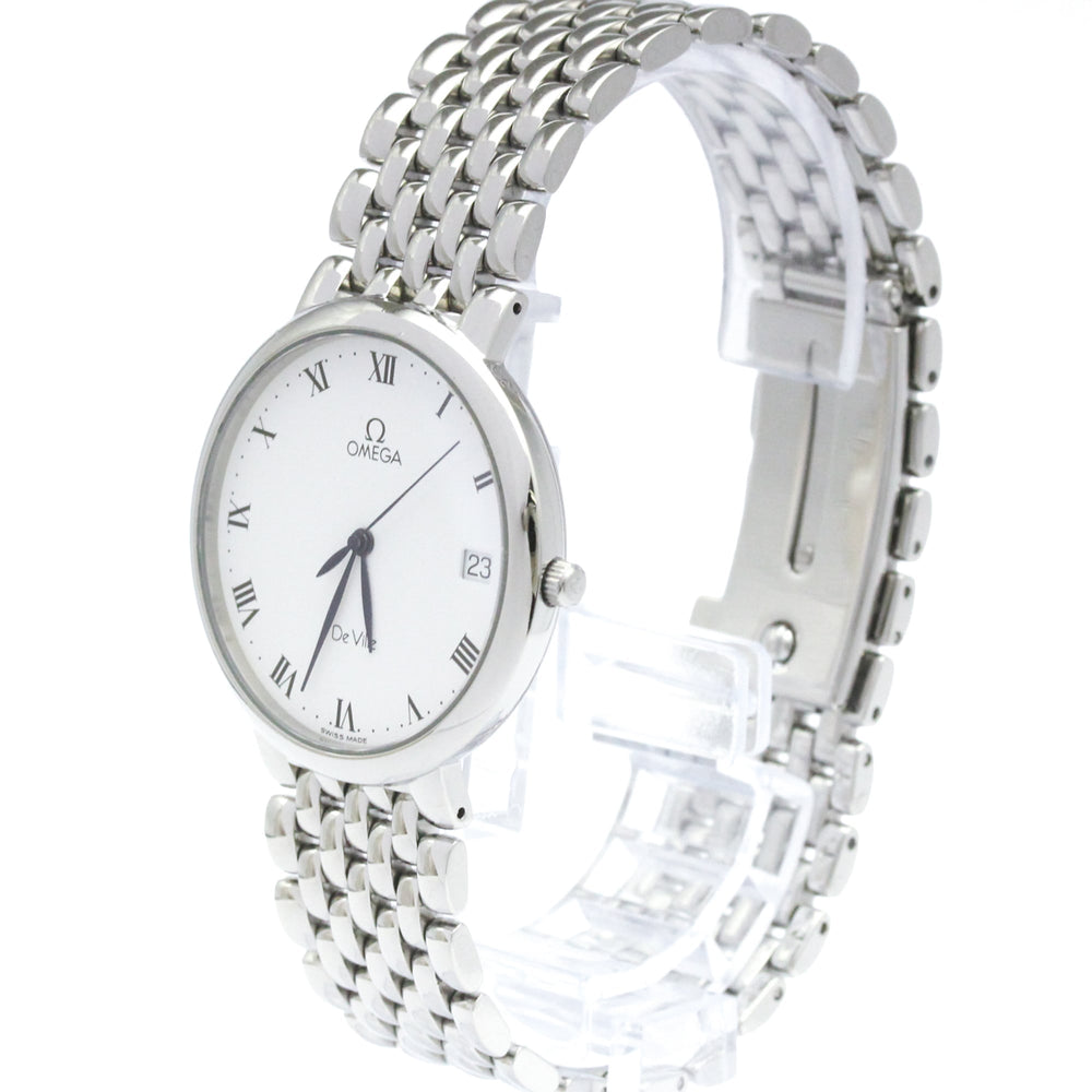 OMEGA De Ville Quartz Stainless Steel Mens Watch 7520.23 Polished — Very Good