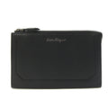 Salvatore Ferragamo Clutch Bag IY-240755 Black Leather Pouch Second for Men and Women