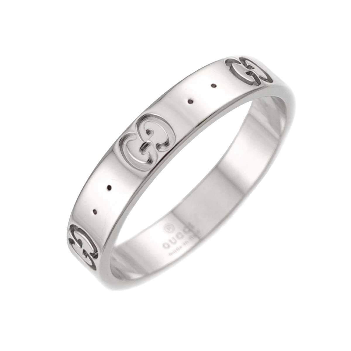 Gucci Icon #20 Ring, 18K WG (White Gold 750) — Like New