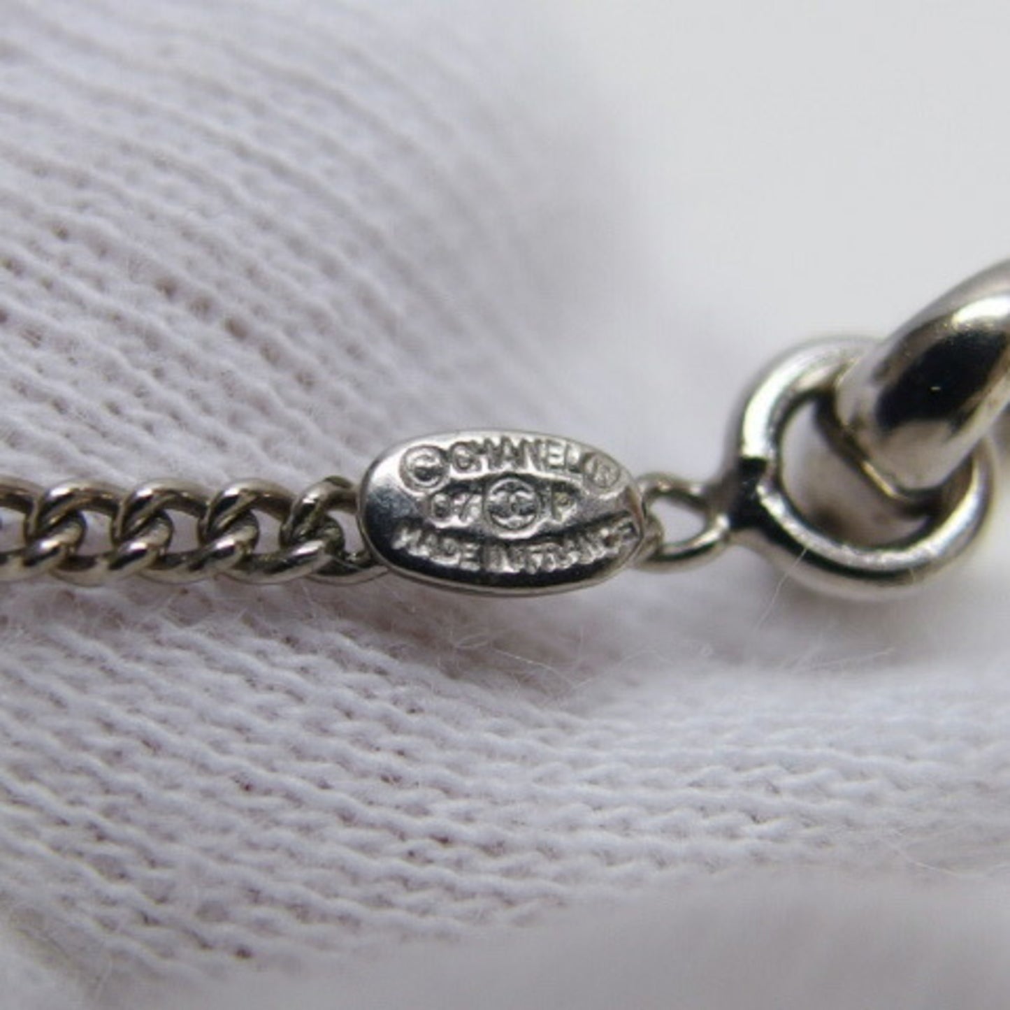 Chanel Necklace 07P Swing Coco Mark Camellia