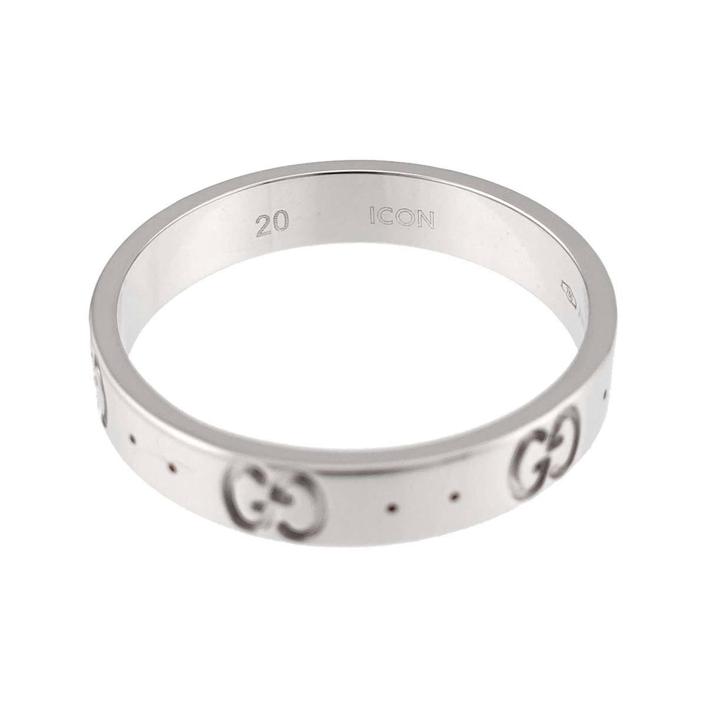 Gucci Icon #20 Ring, 18K WG (White Gold 750) — Like New