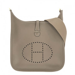 Hermes Evelyne 3 PM Shoulder Bag for Women, Bag, Crossbody HERMES K Stamp, Leather, Brown, Gold Hardware, 2025 Model — Like New