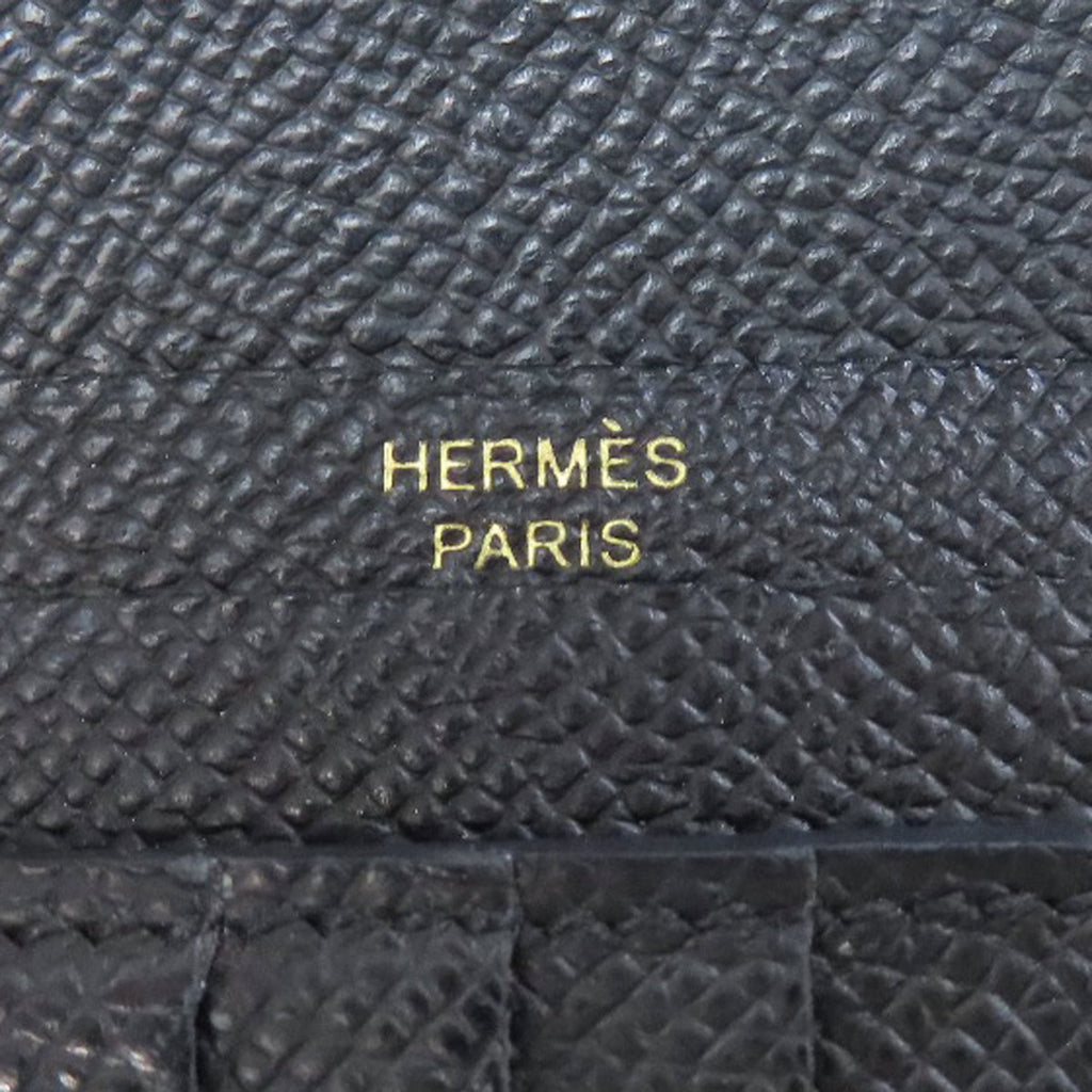 Hermes Hermès Bearn Compact Bifold Wallet with Gold Hardware, Epson, Women's