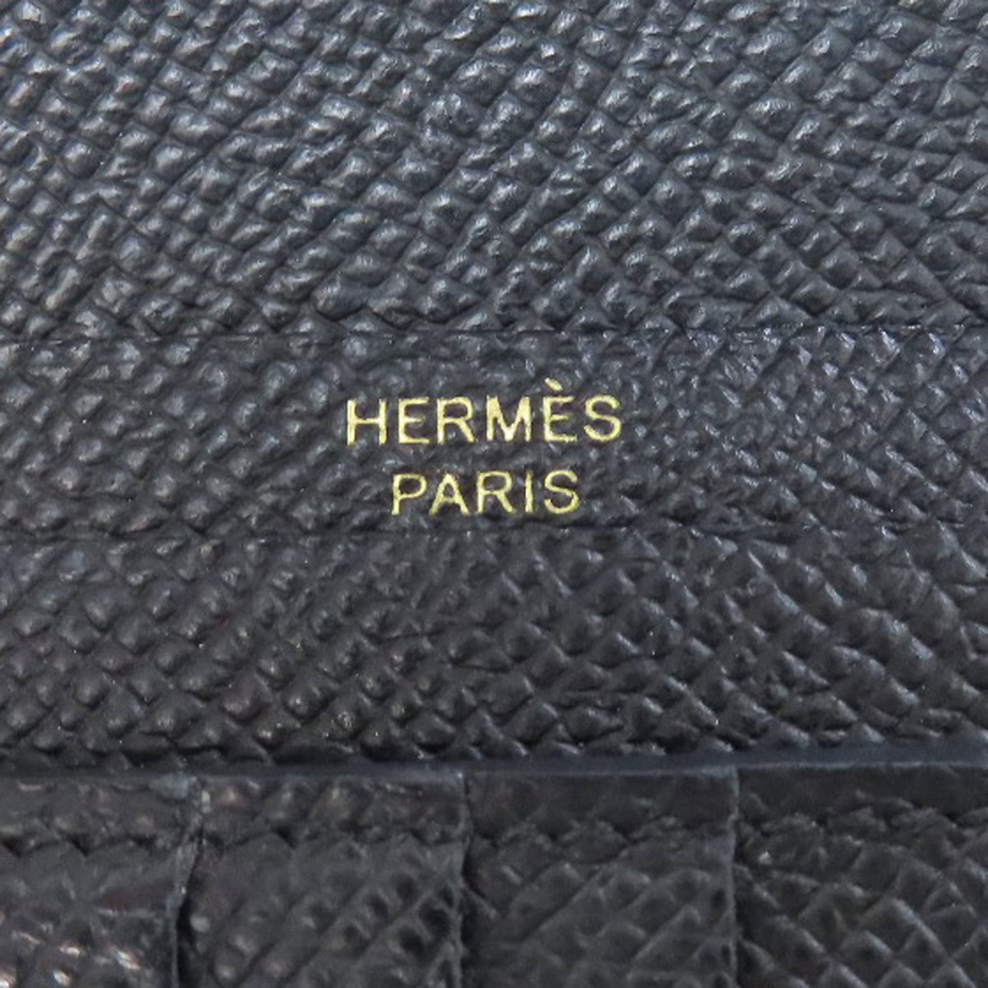 Hermes Hermès Bearn Compact Bifold Wallet with Gold Hardware, Epson, Women's