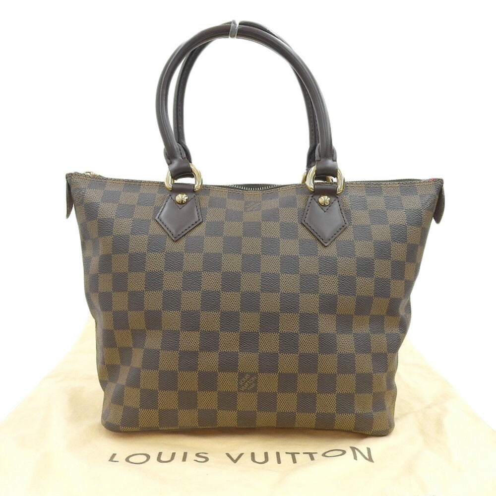 Louis Vuitton Damier Saleya PM N51183 Tote Bag Handbag Ebene — Like New
