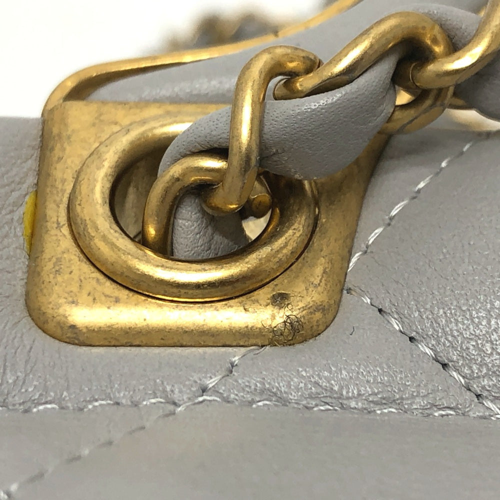 Chanel 2WAY Crossbody Shoulder Shoulder Bag gray GoldHardware — Like New
