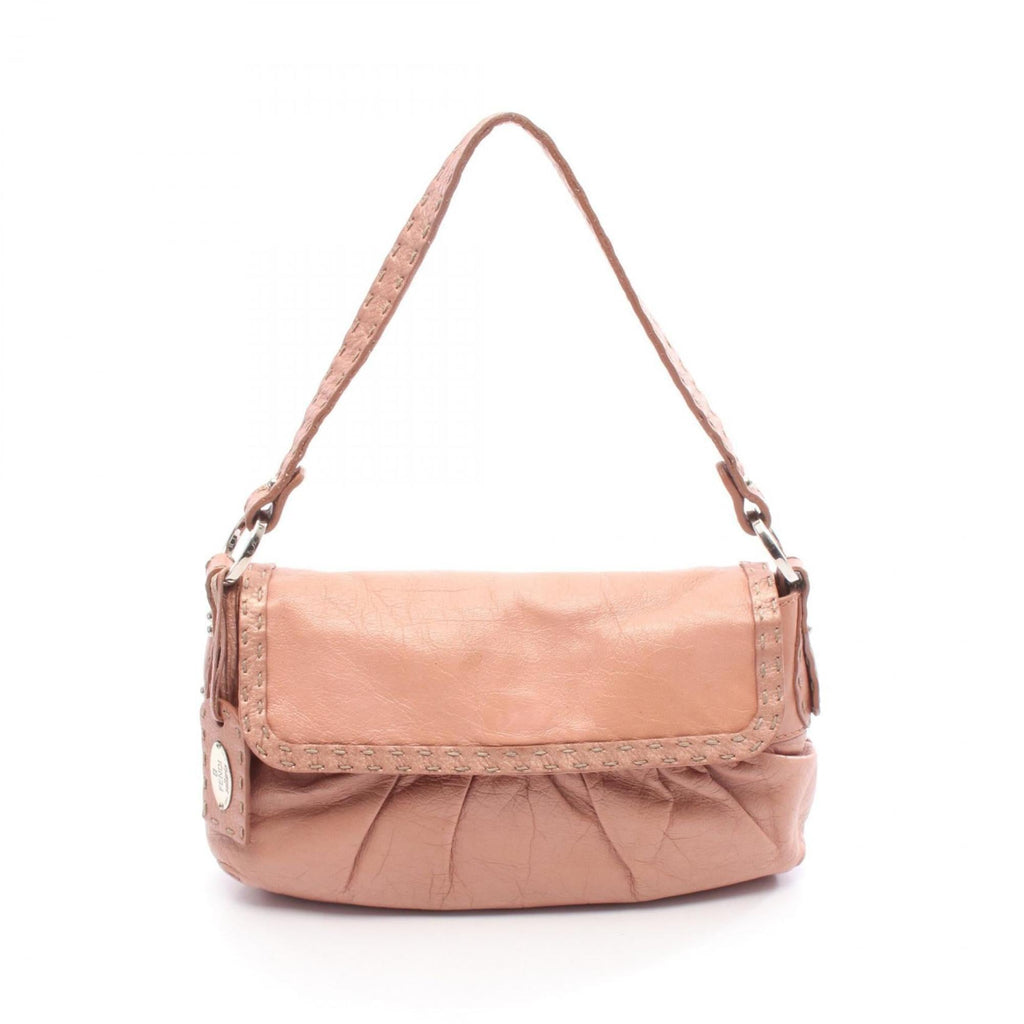 Fendi Selleria handbag, leather, women's, pink