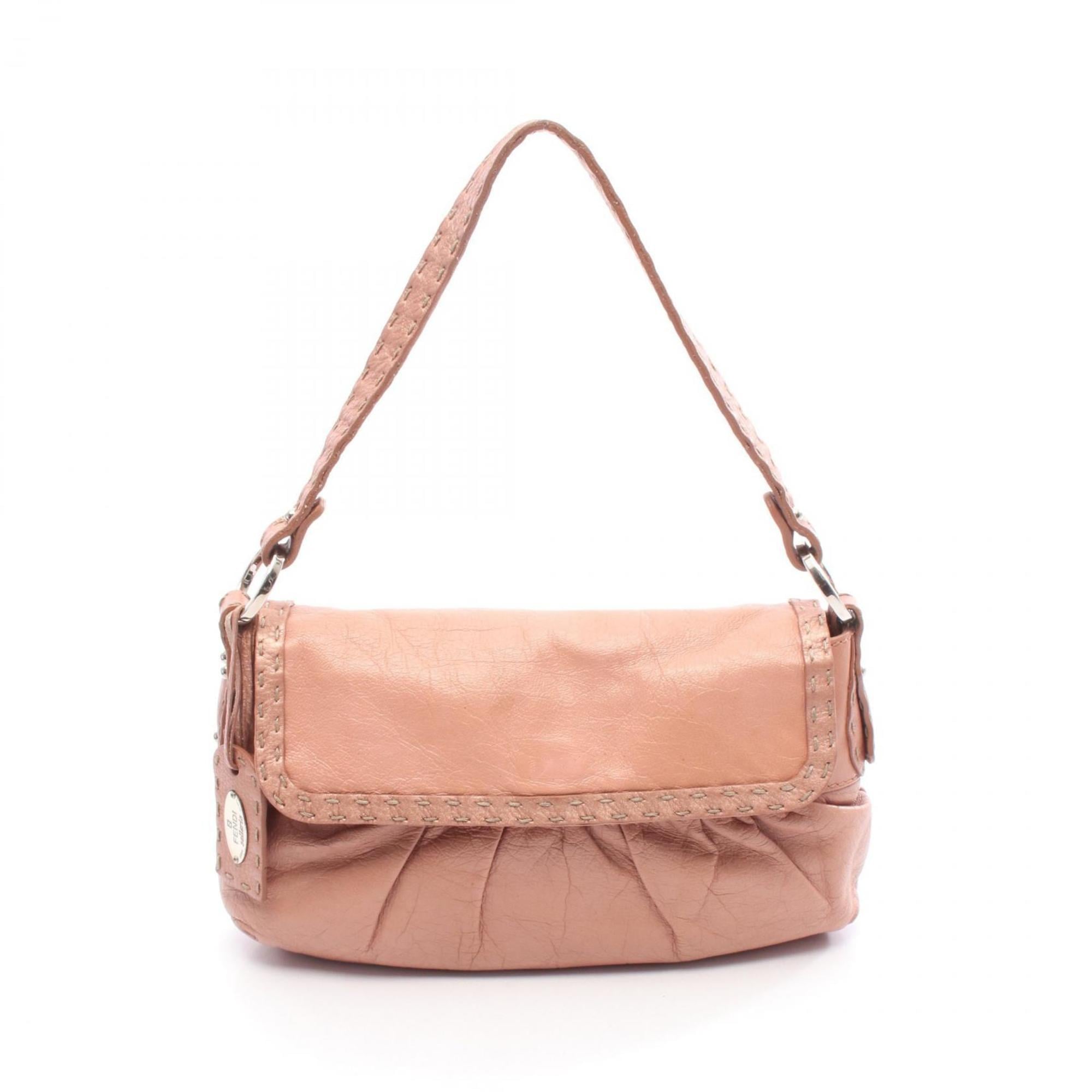 Fendi Selleria handbag, leather, women's, pink