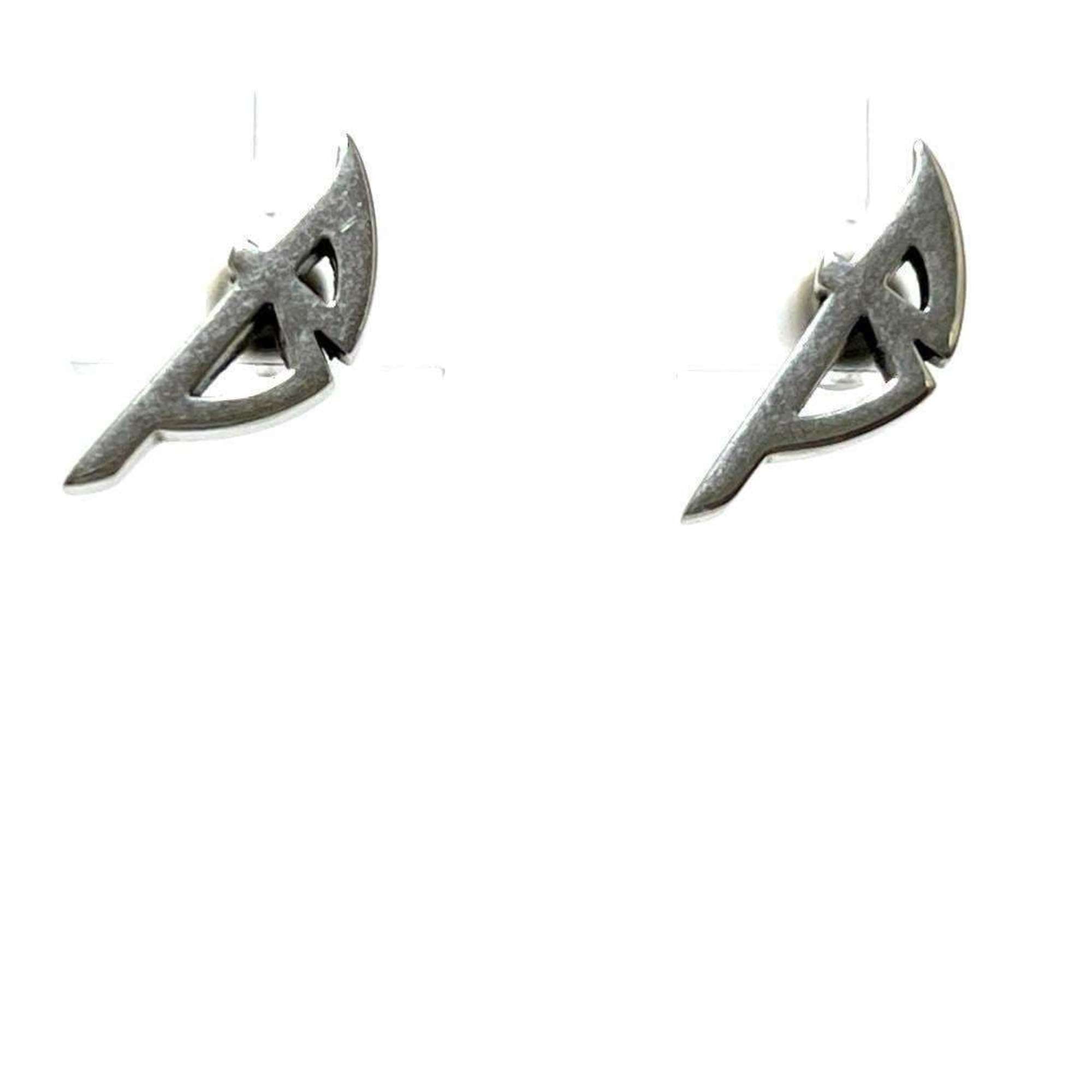 Balenciaga Men's and Women's Typo Metal Earrings — Like New