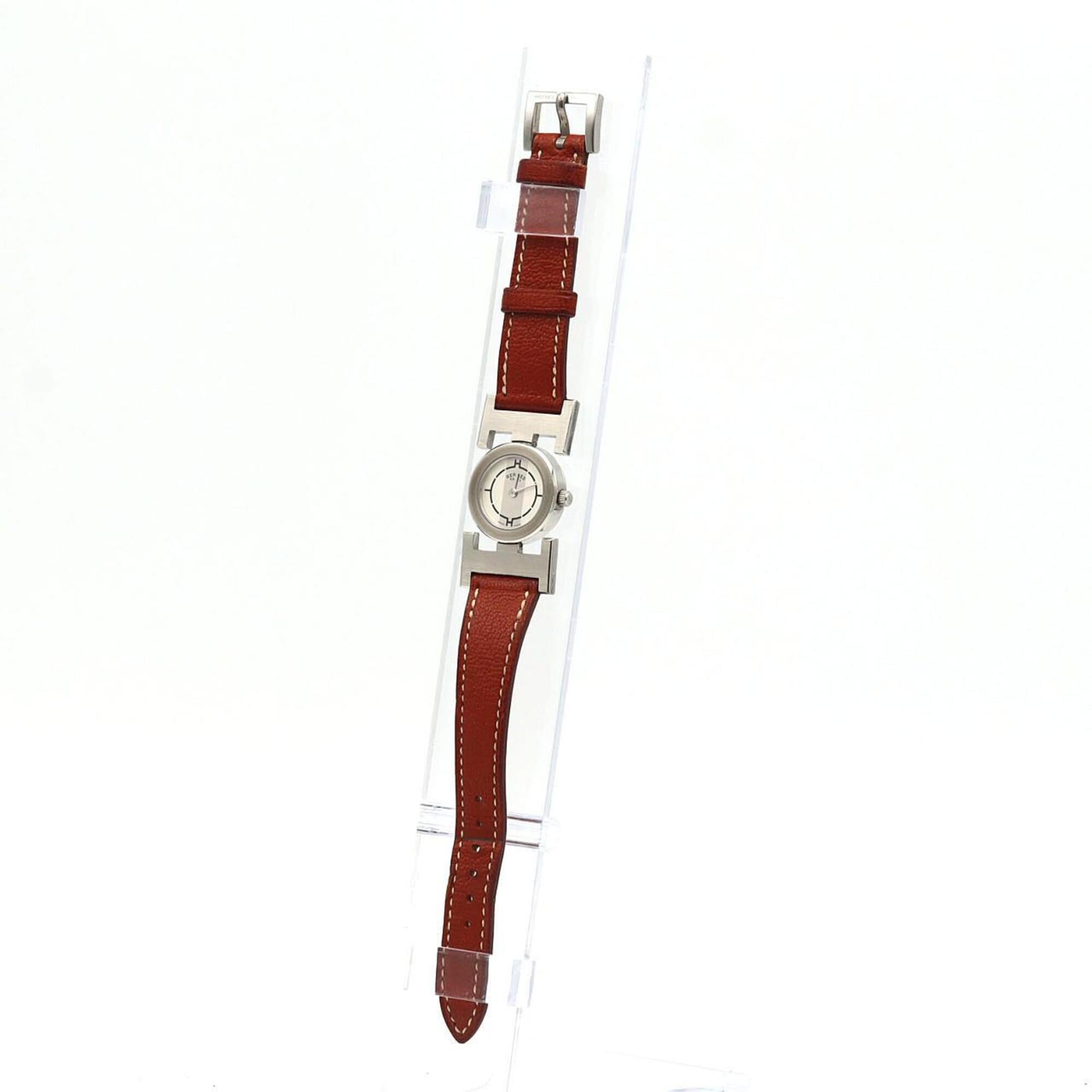Hermes Paprika PA1.210 SS Quartz Watch — Good