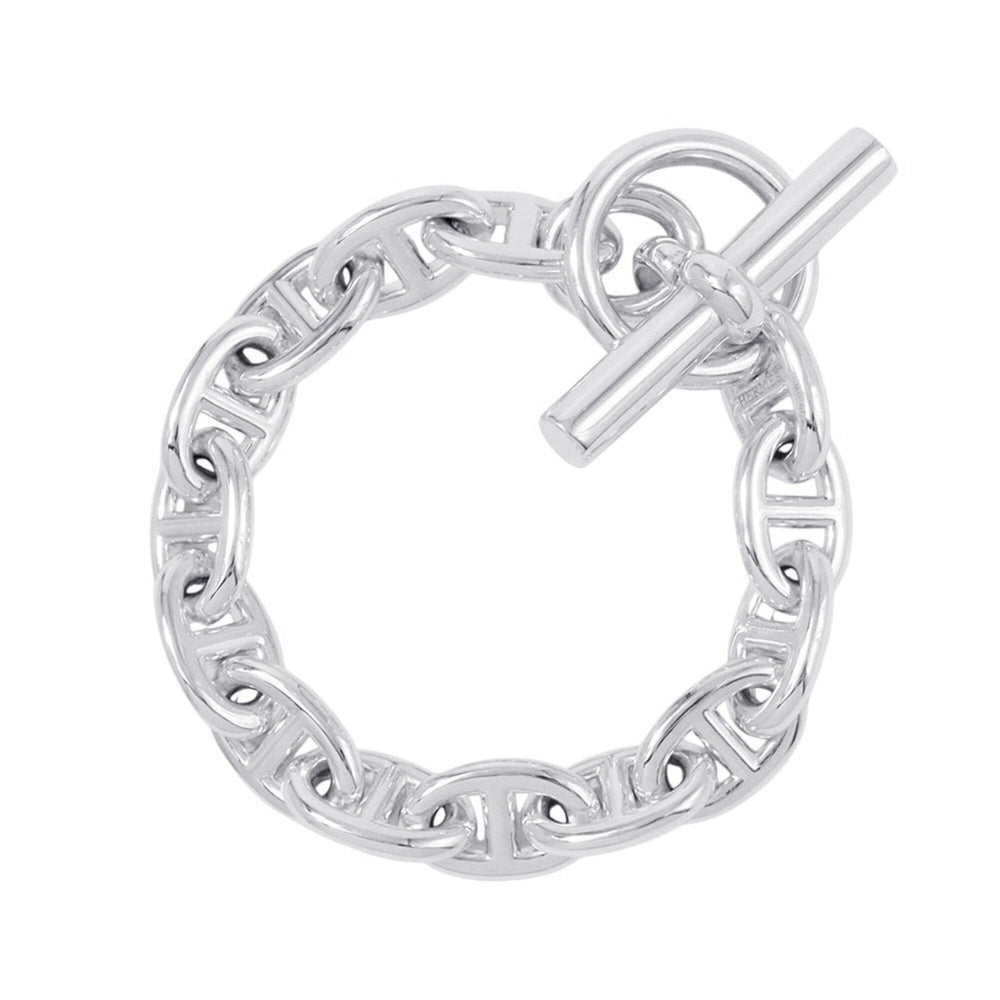 Hermes Chaine d'Ancre PM Bracelet, 14 links, SV925 silver — Like New