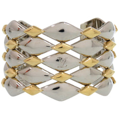 Like new Louis Vuitton Maltage Stud Bracelet R94057 Metal Gold Bangle 0705 LOUIS VUITTON — Like New