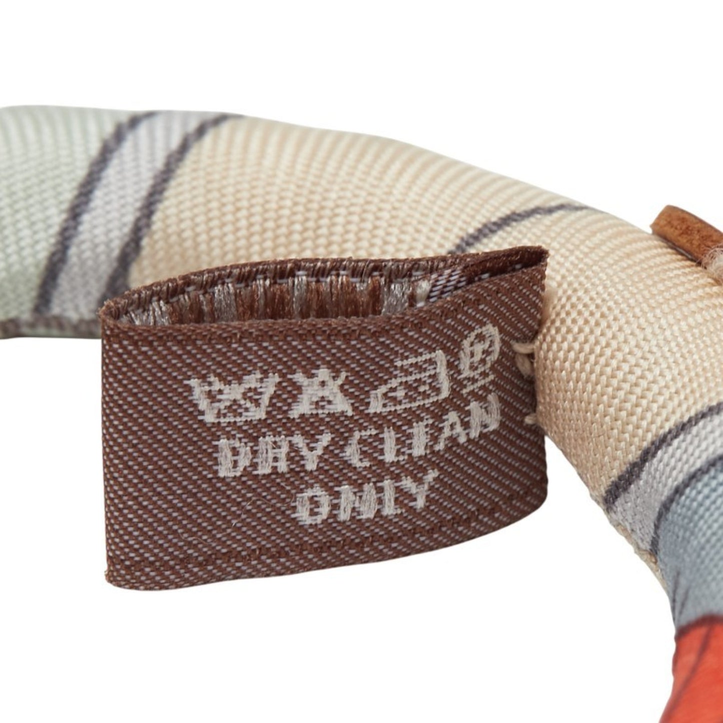 Hermes Hermès Petit H Brides de Soie Bracelet in Beige, Red, and Multicolor Silk for Women