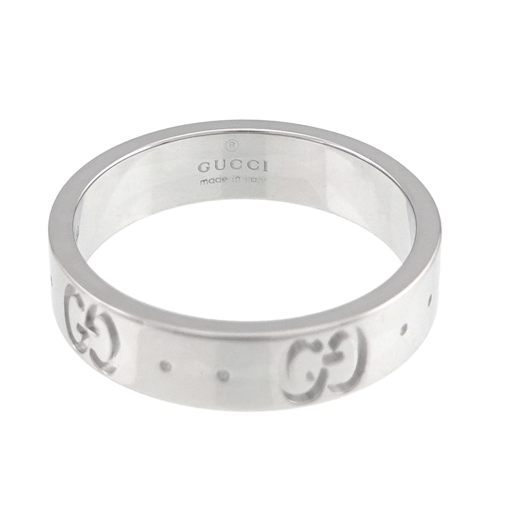 Gucci Icon #7 Ring, 18K White Gold (750) — Like New