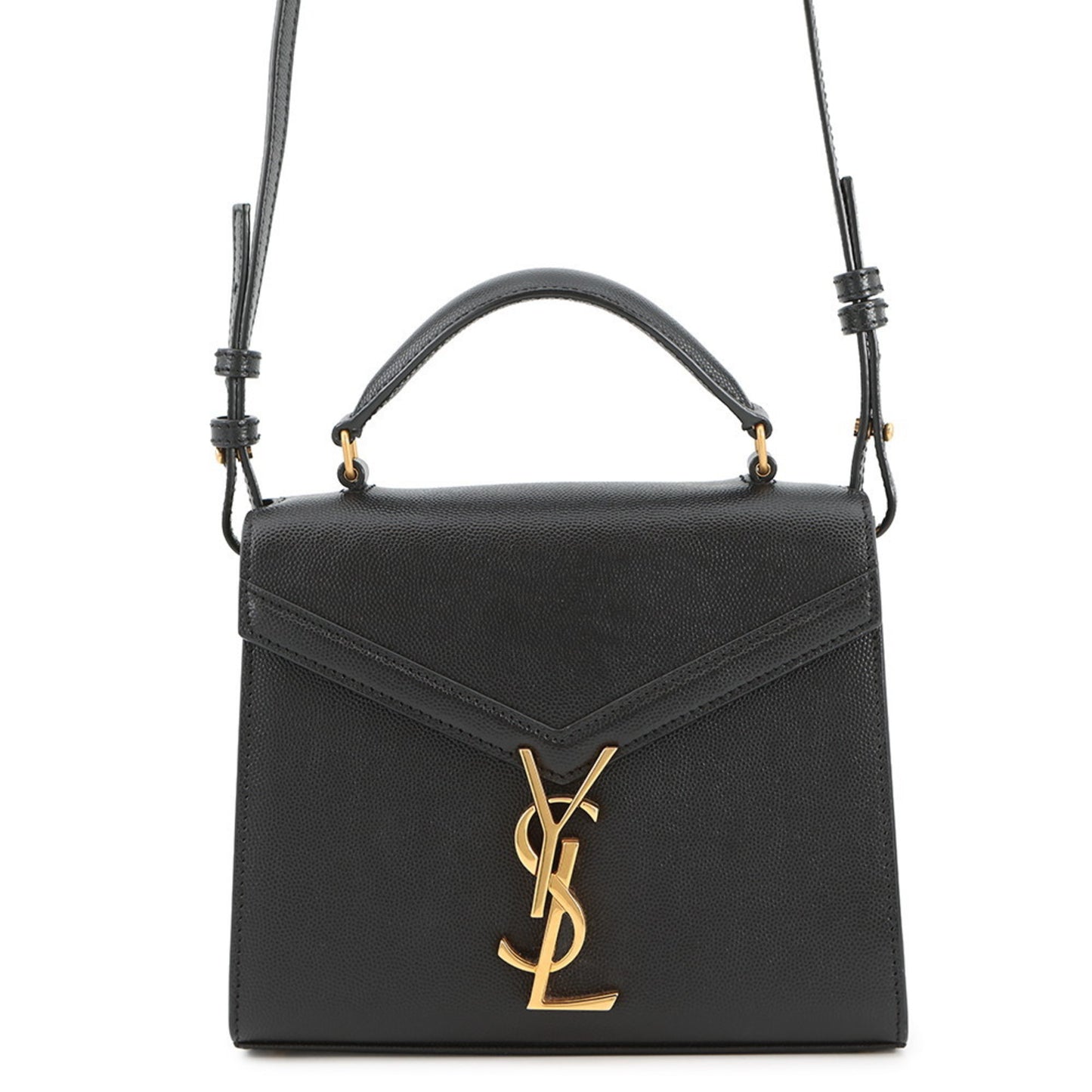 Saint Laurent Paris Cassandra Mini Leather Handbag 623930 2-way