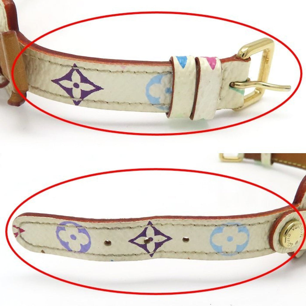 LOUIS VUITTON Louis Vuitton Porte Address Bracelet in Monogram Multicolore Bron, Women's, M92594 294878