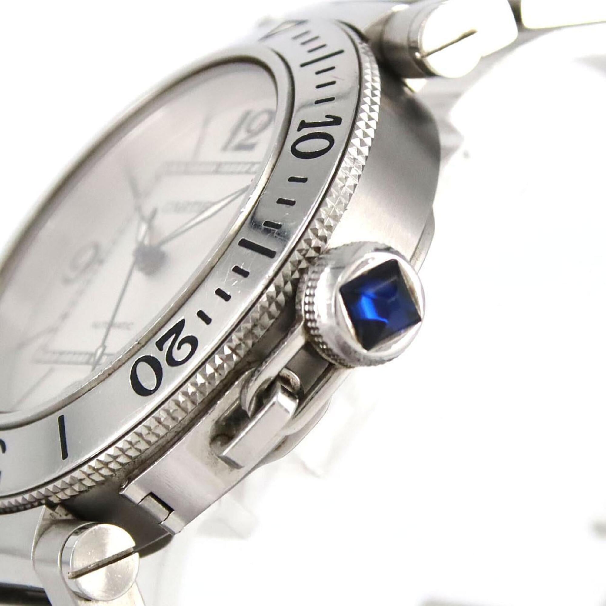 Cartier Pasha Seatimer W31080M7 Stainless Steel Automatic Watch — Good