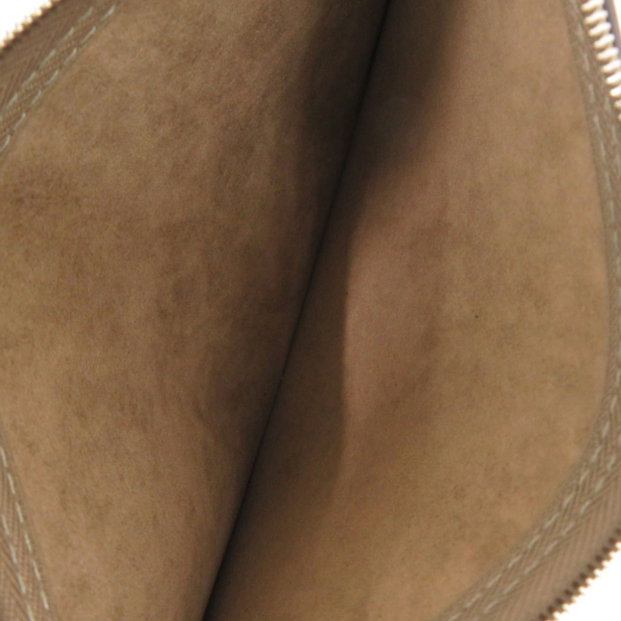 Like New Louis Vuitton Hina MM Pouch, Leather, Brown, LV 1988 LOUIS VUITTON — Like New