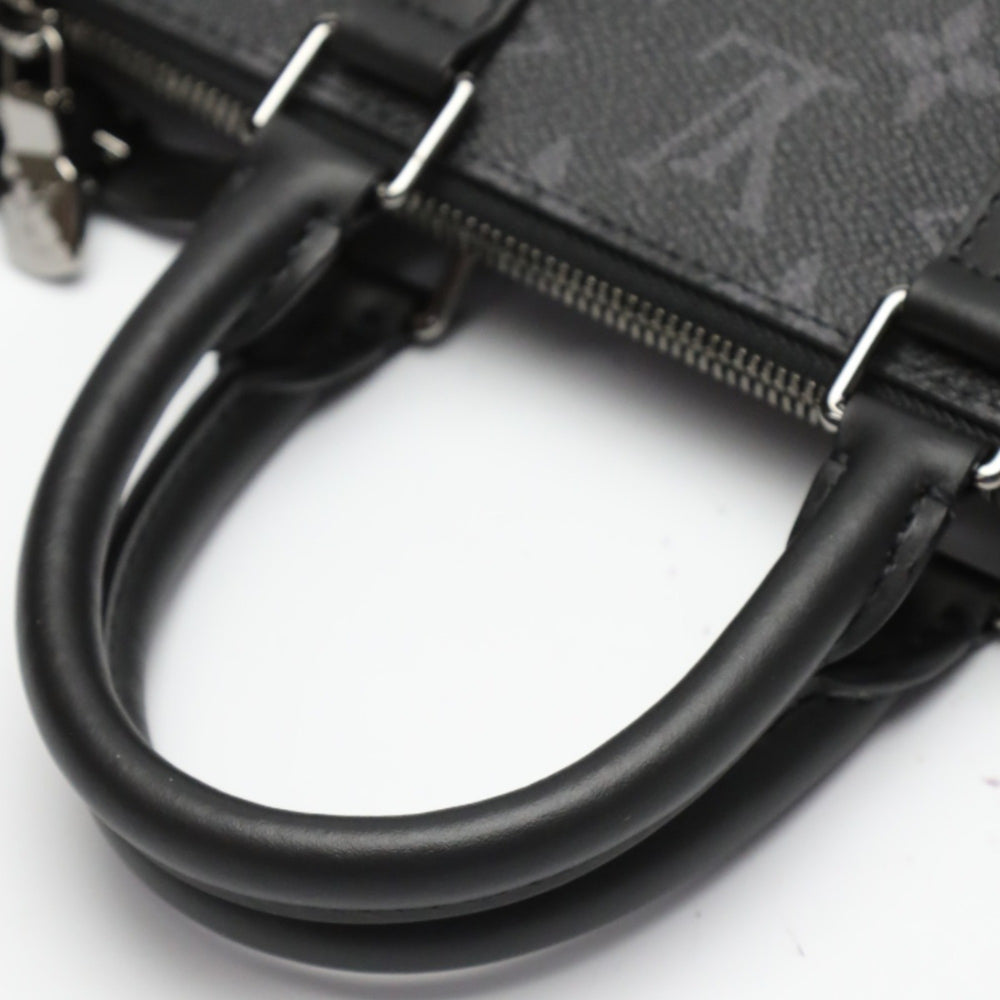 Louis Vuitton LOUIS VUITTON Tote Bag Shoulder Monogram Eclipse Sac Plat Cross Canvas M46456 Black LV — Like New